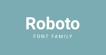 Roboto font