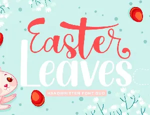 Easter Leaves font