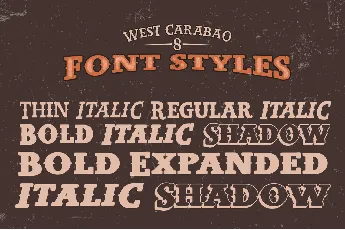 West Carabao font