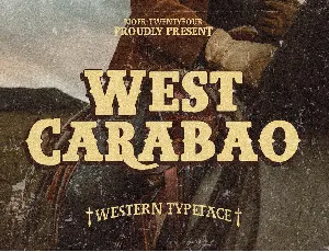 West Carabao font