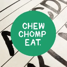 Chomp font