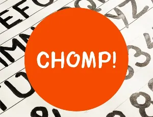 Chomp font