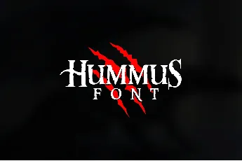 Hummus font