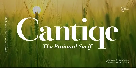 Cantiqe font