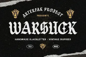 Warsuck font