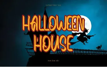 Halloween House font