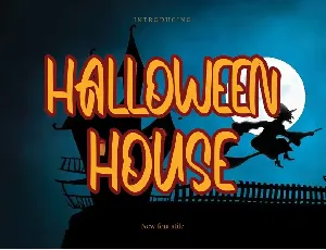 Halloween House font