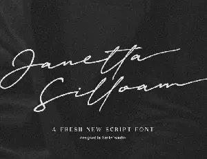 Janetta Silloam font