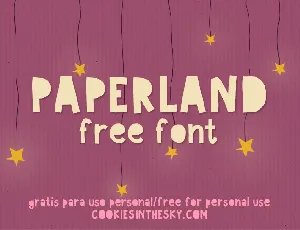 Paperland font