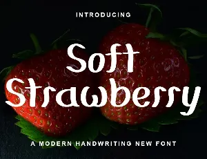 Soft Strawberry font