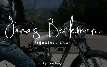 Jonas Beckman Signature Free Download font