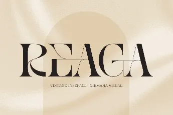 Reaga Vintage font