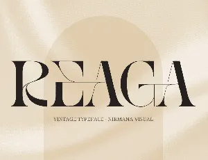 Reaga Vintage font