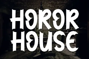 Horor House Display font