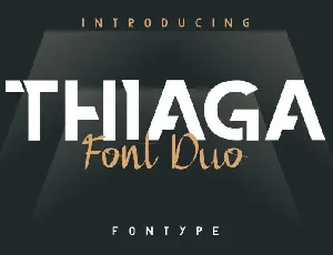 THIAGA Duo font