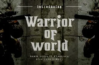 Warrior of World Demo font