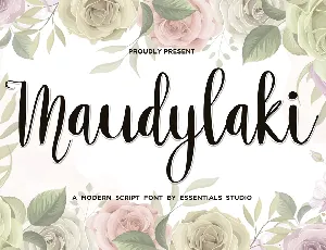 Maudylaki font