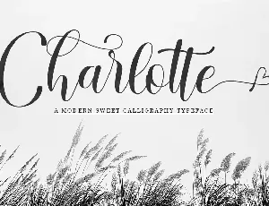 Charlotte Script font