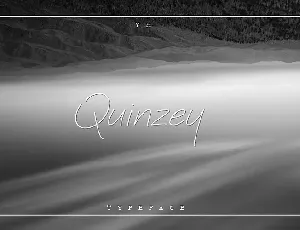 Quinzey font