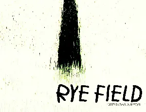 Rye field font