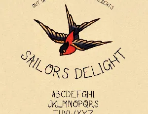 Sailor's Delight font