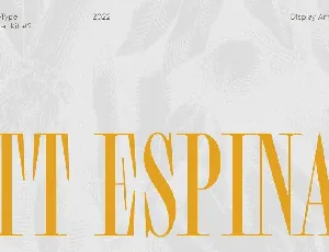 TT Espina Family font