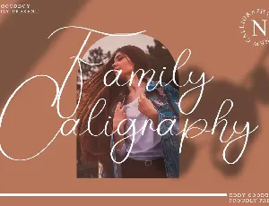 Family Caligraphy font