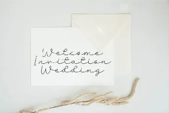 Wedding Script font