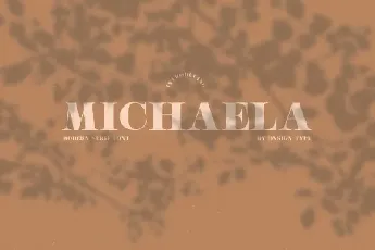 Michaela Serif font