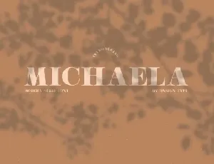 Michaela Serif font