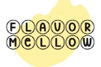 Flavor Mellow Display font