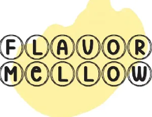 Flavor Mellow Display font