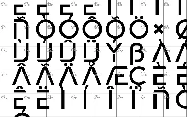 SB Skate Blade font