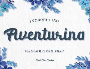 Aventurina Script font