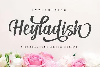 Heyladish font