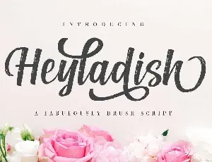 Heyladish font