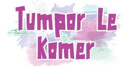 Tumpor Le Komer font