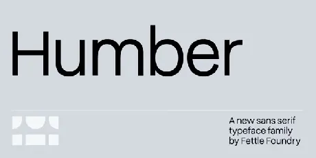 Humber Family font