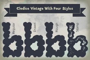 Clodice Vintage font