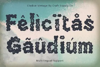 Clodice Vintage font