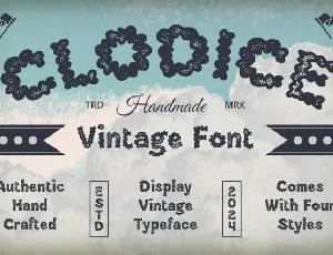 Clodice Vintage font