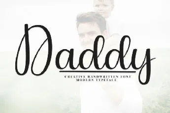 Daddy Script Typeface font