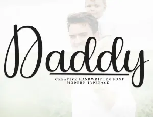 Daddy Script Typeface font