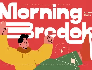 Morning Bredok font