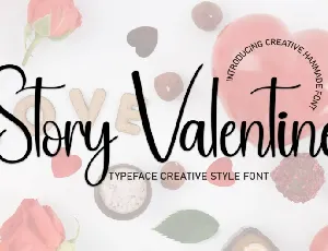 Story Valentine Script font