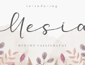 Allesia font