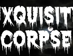 Exquisite Corpse font