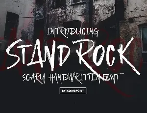 StandRock font