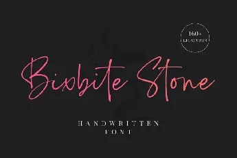 Bixbite Stone font