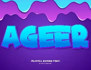 Ageer font